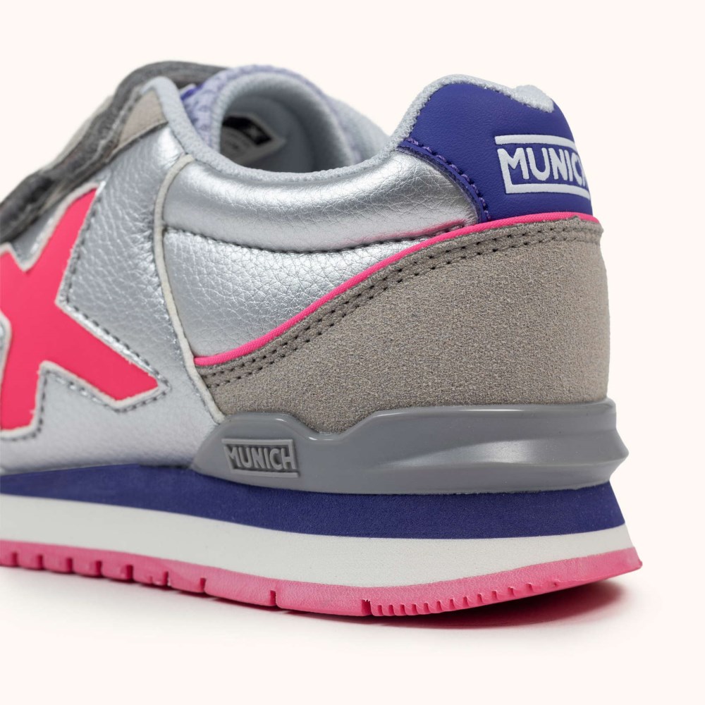 MUNICH DASH KID VCO 169 - PLATEADO