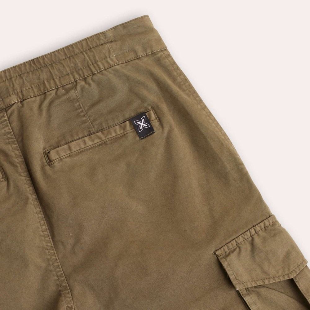 Pantalón MUNICH Cargo explore lifestyle de algodón-elastano khaki - CAQUI