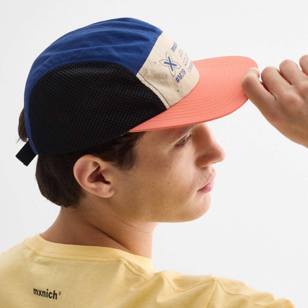 Gorra MUNICH airy streetwear de poliéster tricolor - MULTICOLOR