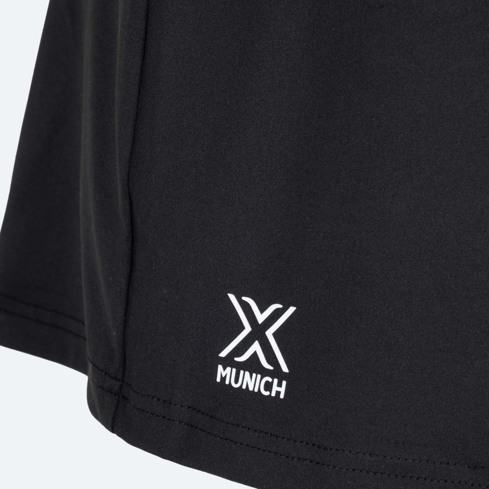 Falda MUNICH Winner de poliéster-elastano negro - NEGRO