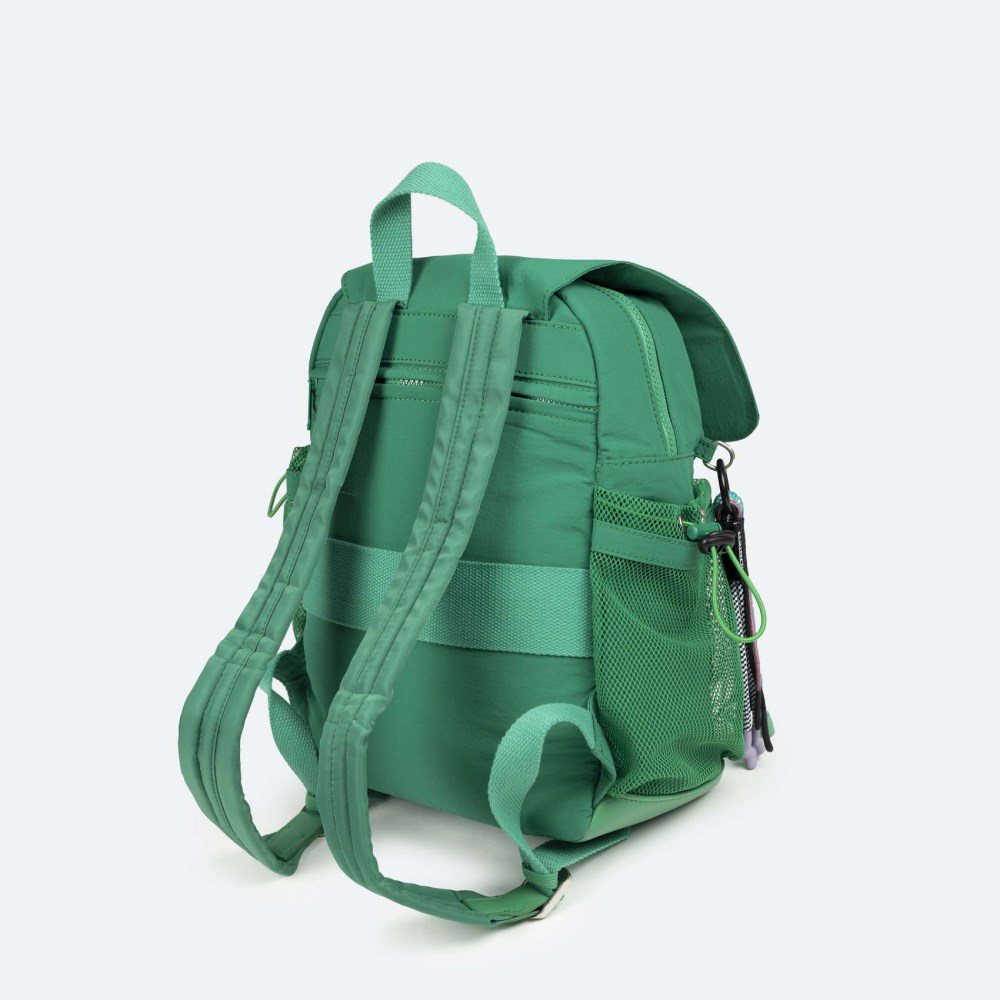 DEEP RECYCLED BACKPACK C/GREEN - VERDE