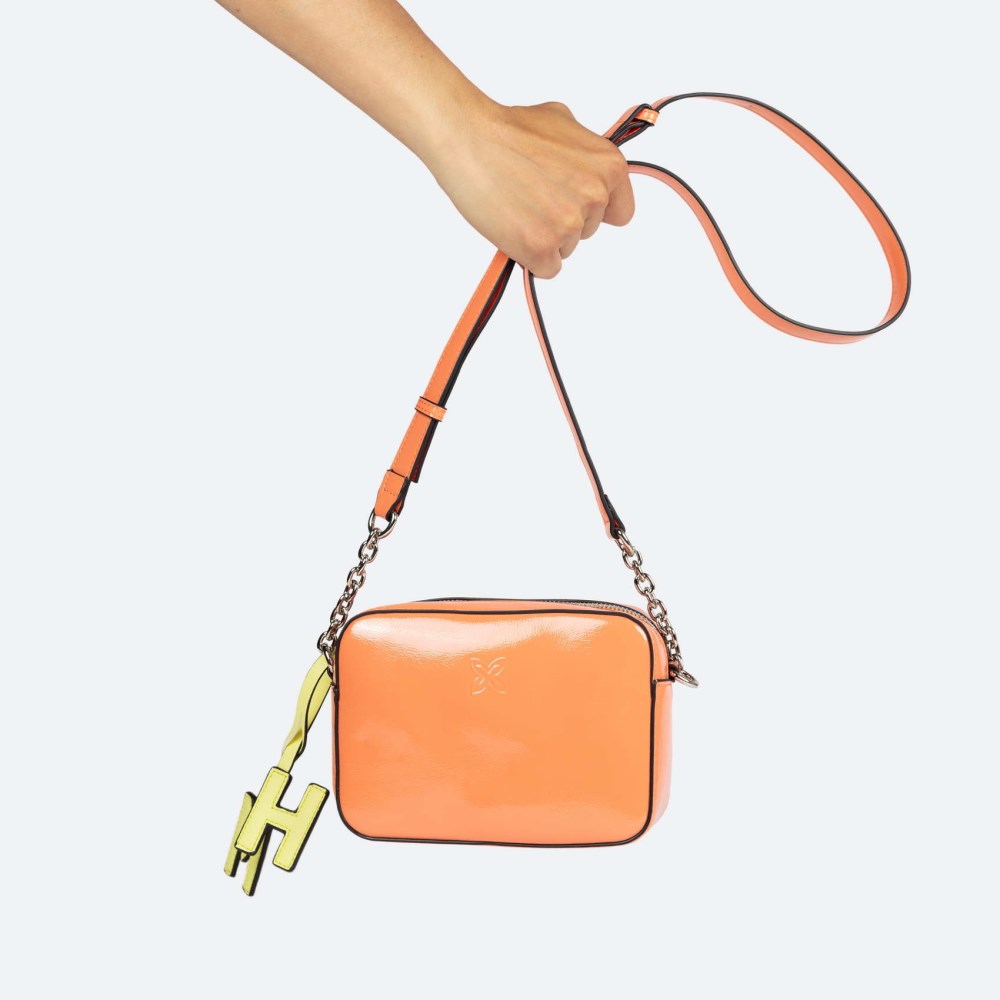 MH CROSSBODY CAMERA C/ORANGE - NARANJA