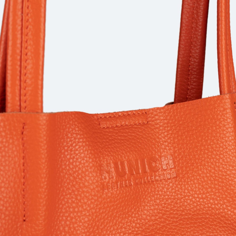 LOFT WOMAN SHOPPER MANDARIN - NARANJA