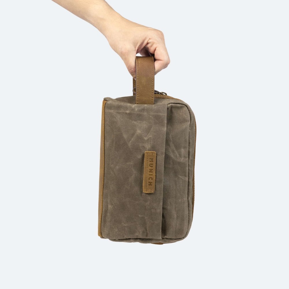 CRAFT HERITAGE MAN TOILETRY KHAKI - 