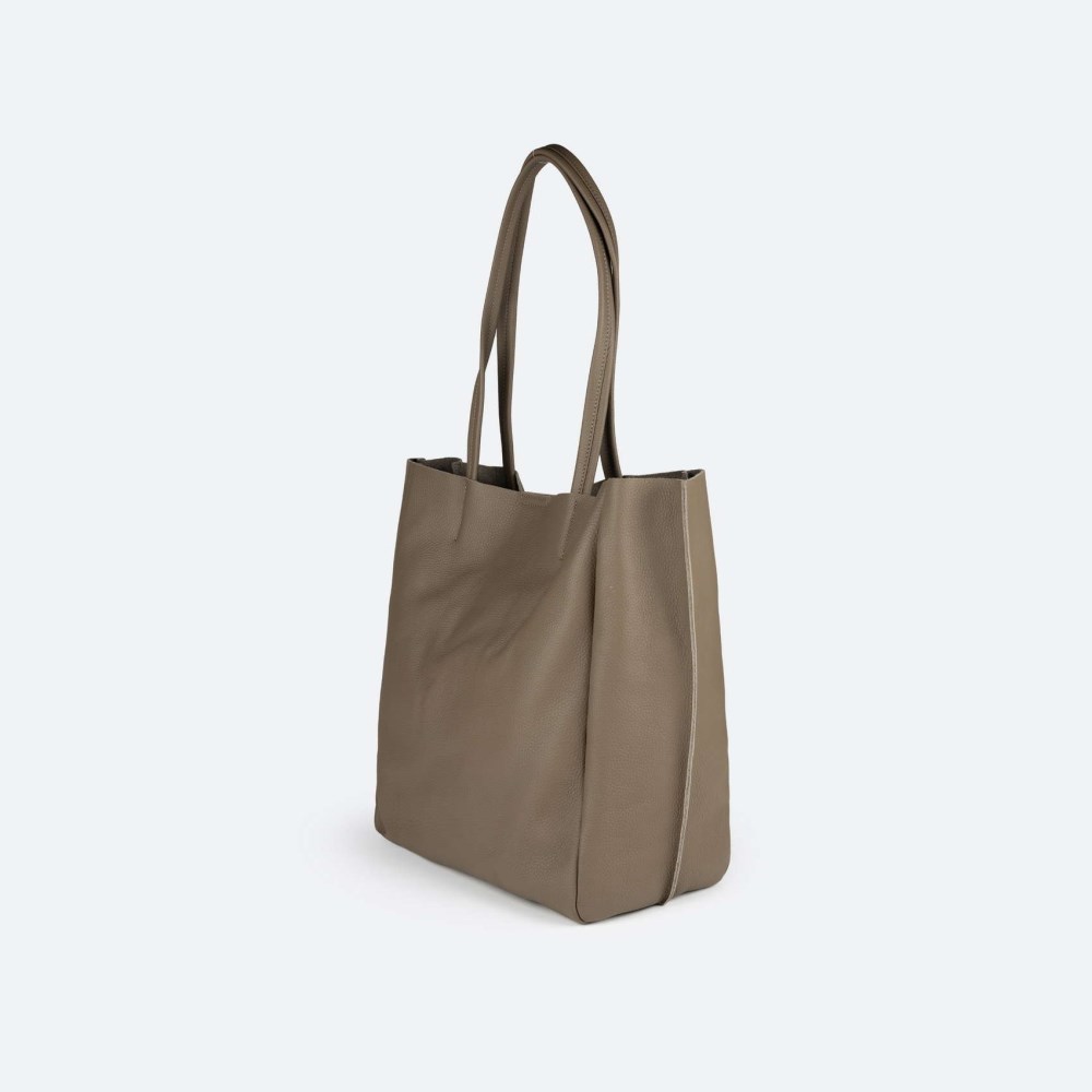 LOFT WOMAN SHOPPER KHAKI - CAQUI