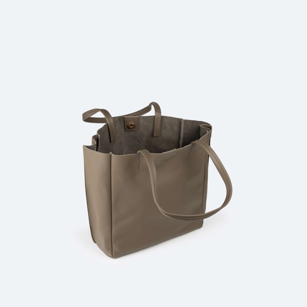 LOFT WOMAN SHOPPER KHAKI - CAQUI