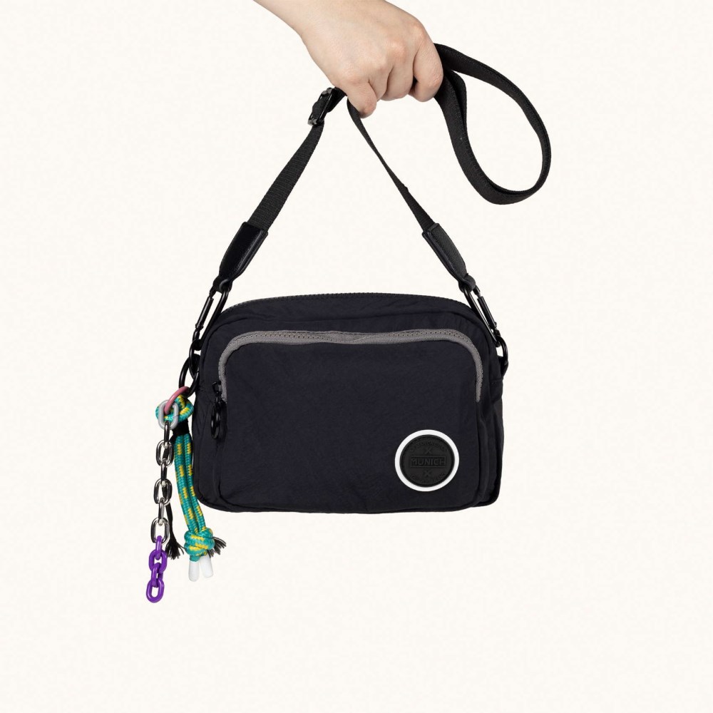 DEEP RECYCLED FW25 CROSSBODY CAMERA C/BLACK - NEGRO