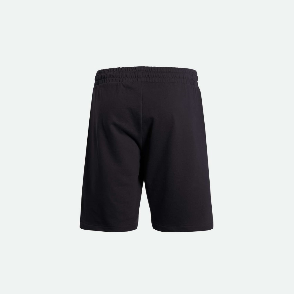 Pantalón corto MUNICH de algodón negro - NEGRO