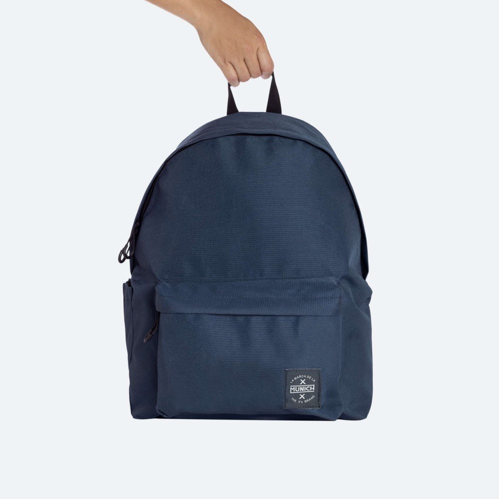 MOCHILA MUNICH BTS BASIC NAVY - 