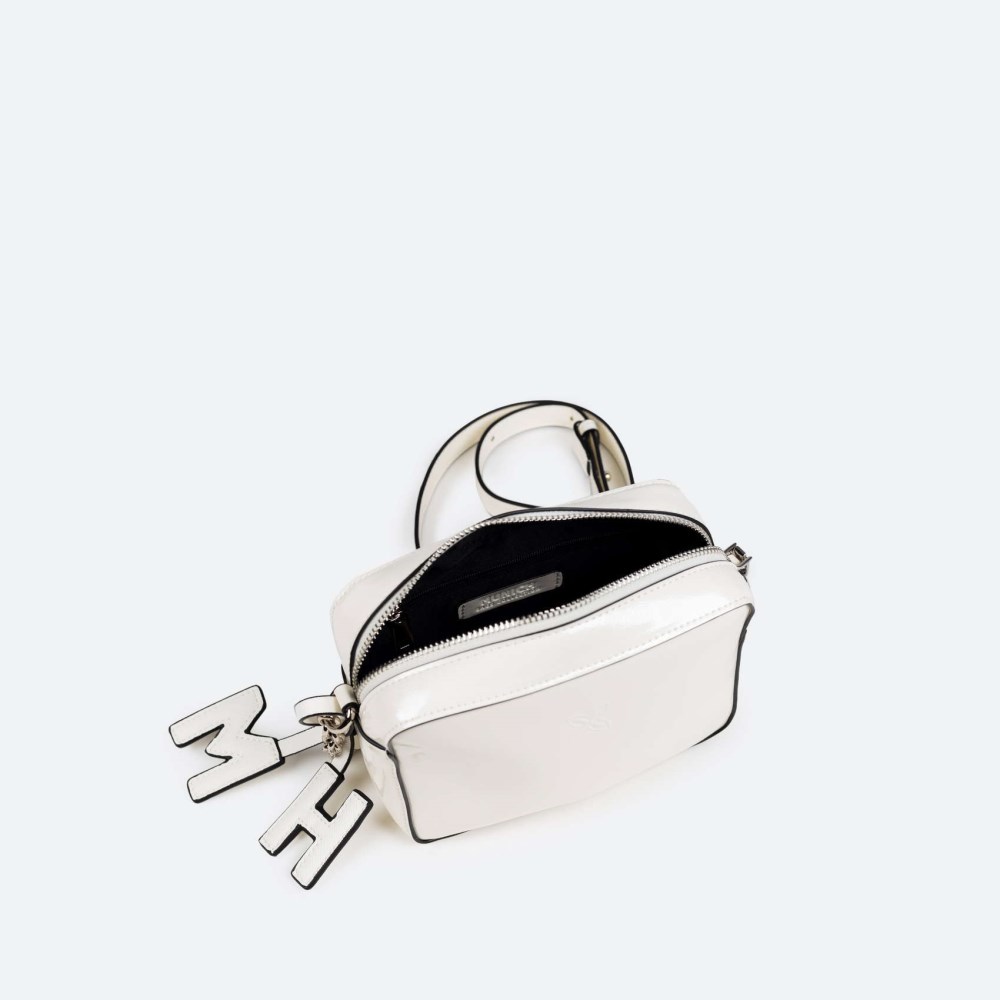 MH CROSSBODY CAMERA C/WHITE - BLANCO