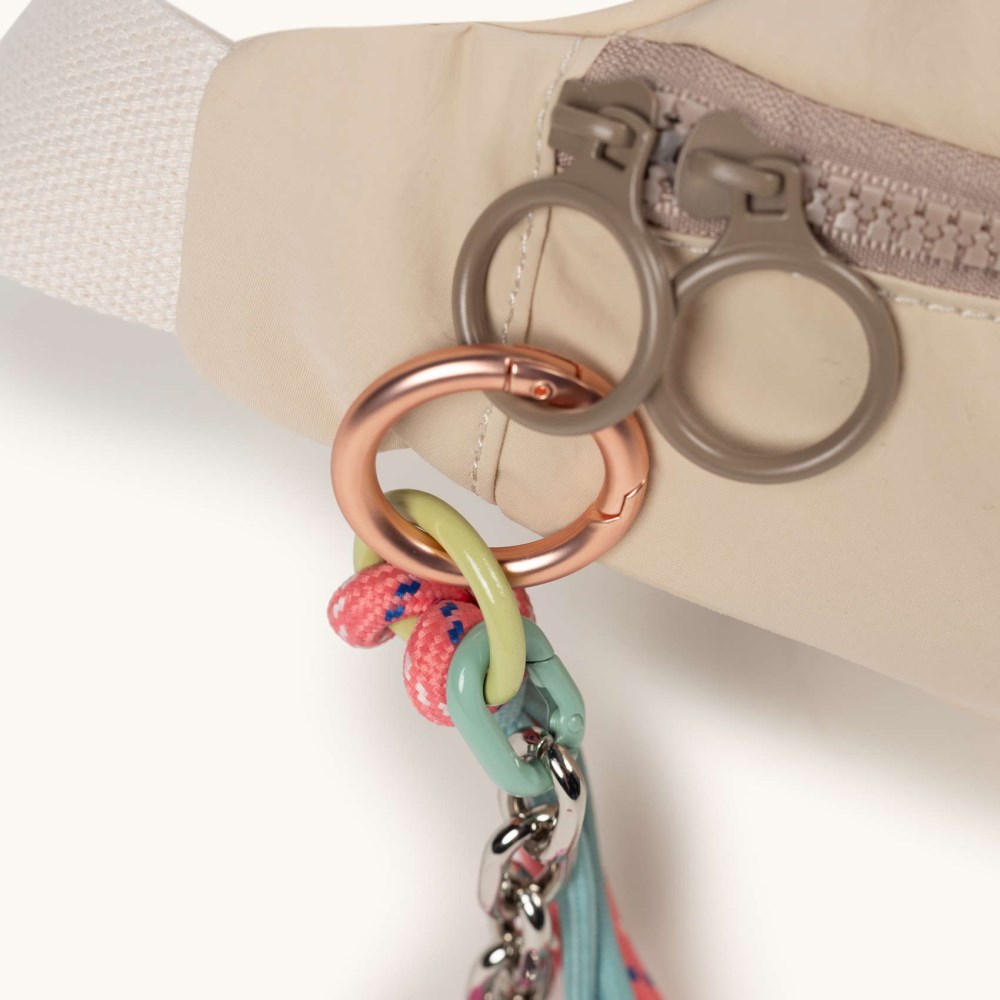 DEEP RECYCLED FW25 FANNYPACK XL C/CREAM - MARRÓN