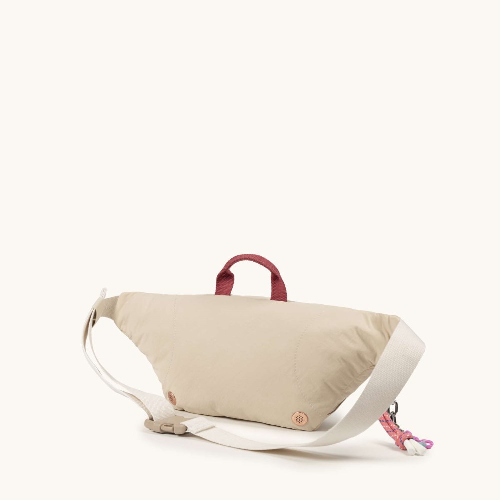 DEEP RECYCLED FW25 FANNYPACK XL C/CREAM - MARRÓN