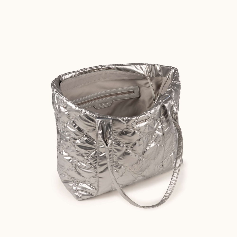 COVER FW25 SHOPPER C/SILVER - PLATEADO