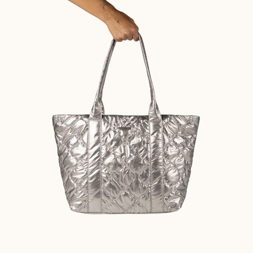 COVER FW25 SHOPPER C/SILVER - PLATEADO