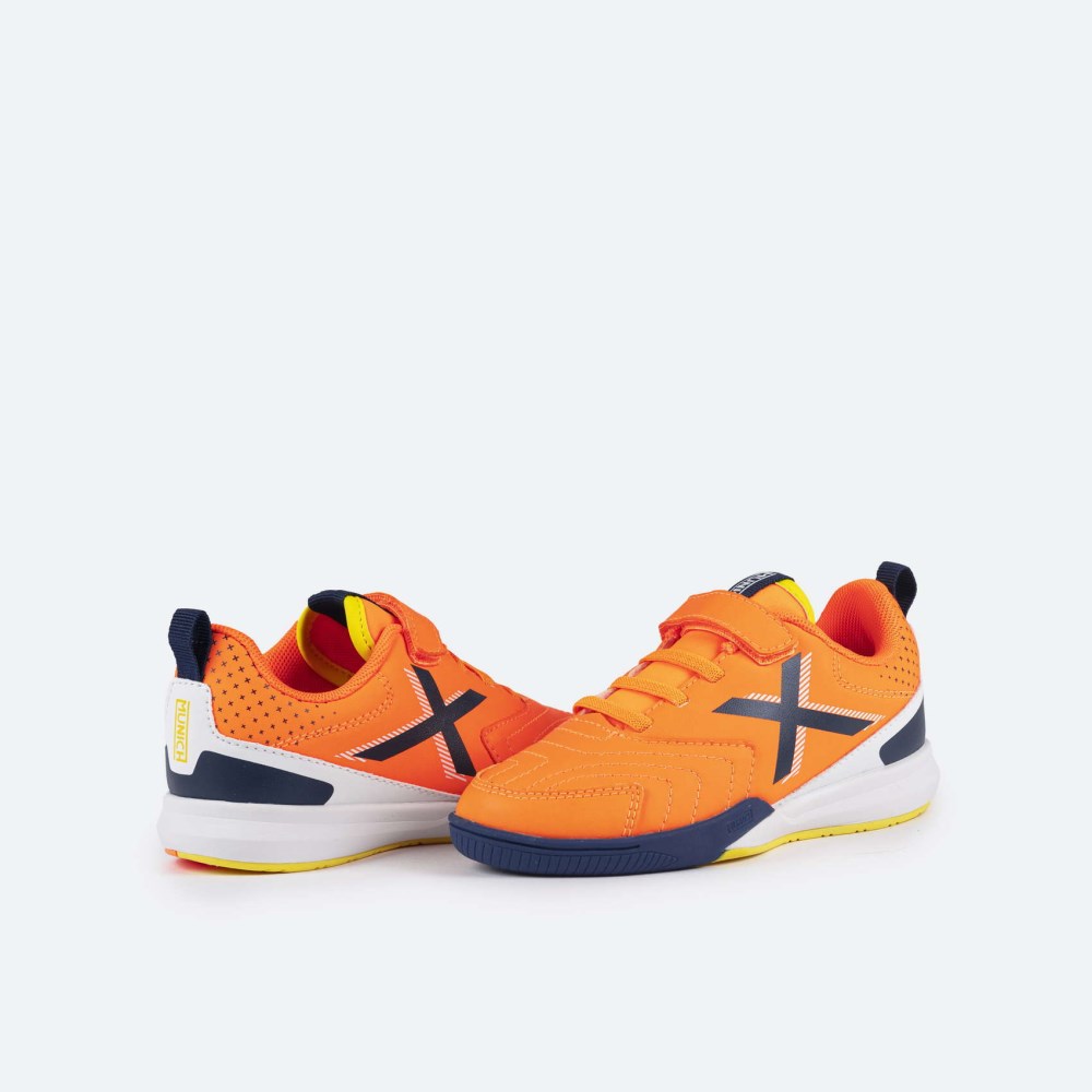 MUNICH RONDITO KID ELASTIC LACE 09 - NARANJA