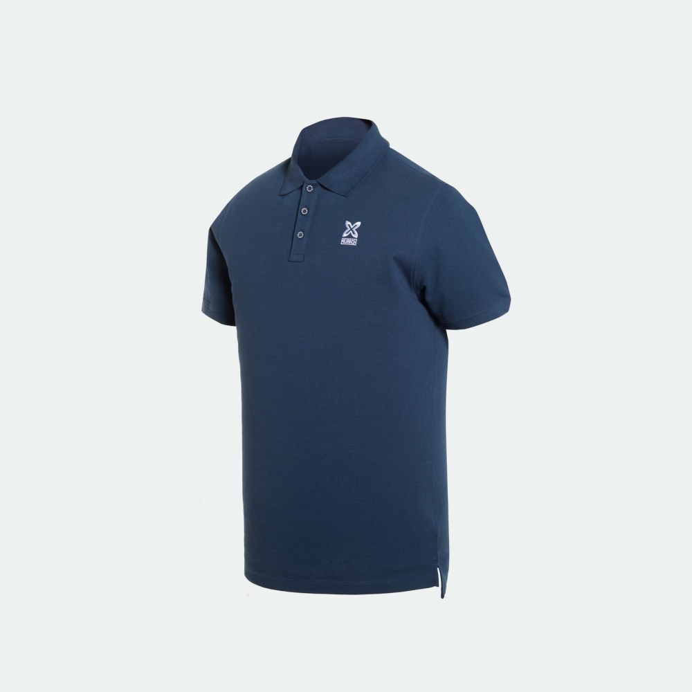Polo MUNICH de algodón azul marino - AZUL