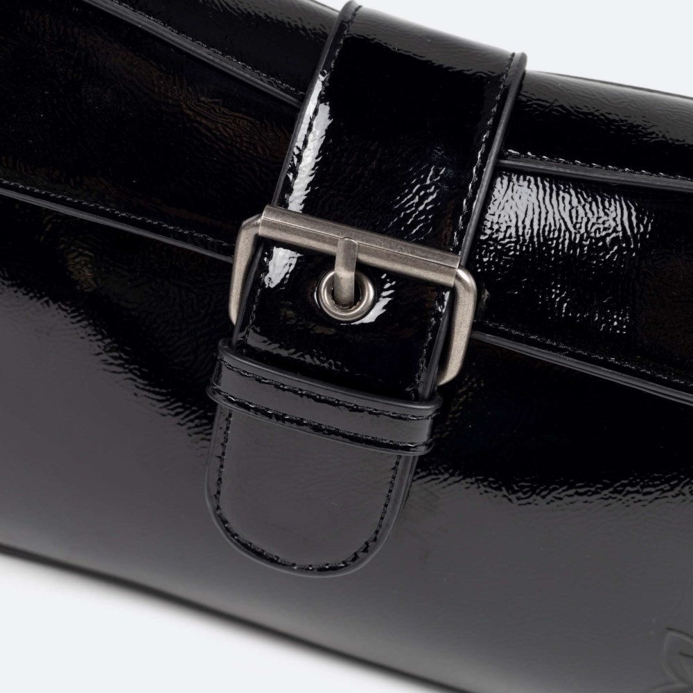 MH CROSSBODY BAGUETTE C/BLACK - NEGRO