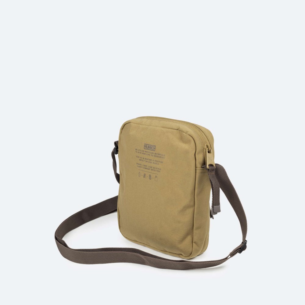 TECA RECYCLED CROSSBODY C/HONEY - CAMEL