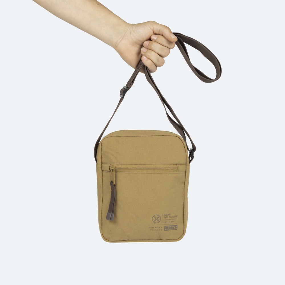 TECA RECYCLED CROSSBODY C/HONEY - CAMEL