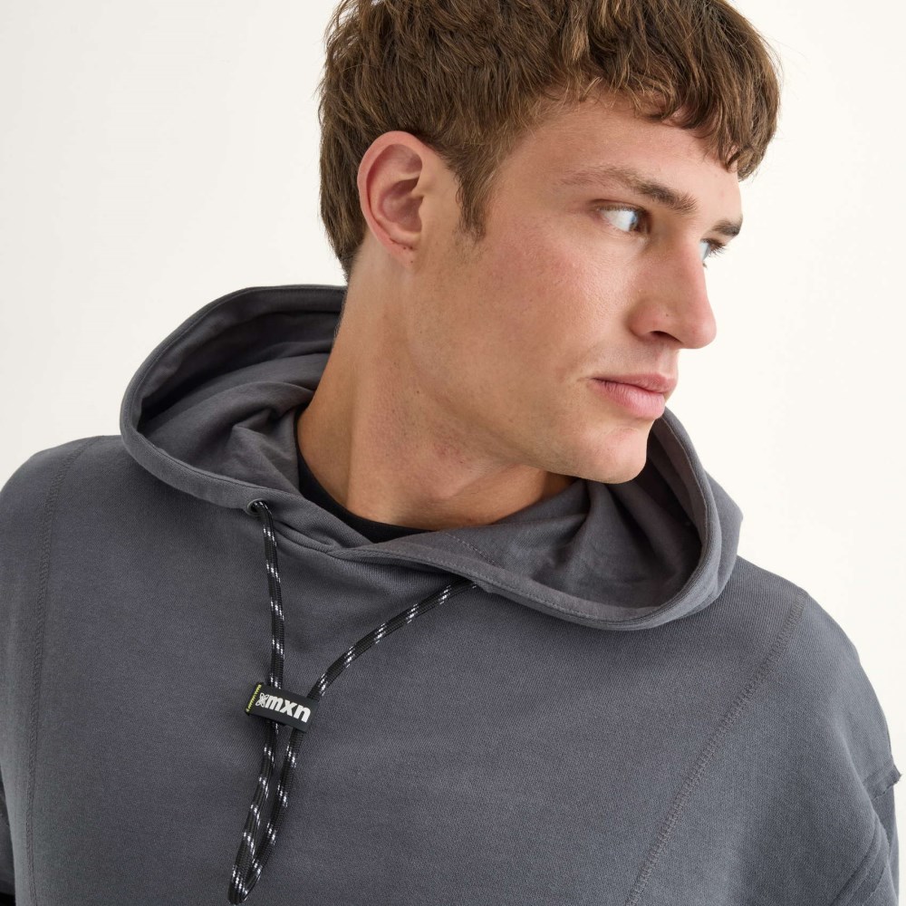 Sudadera MUNICH Space streetwear hombre de algodón antracita - GRIS