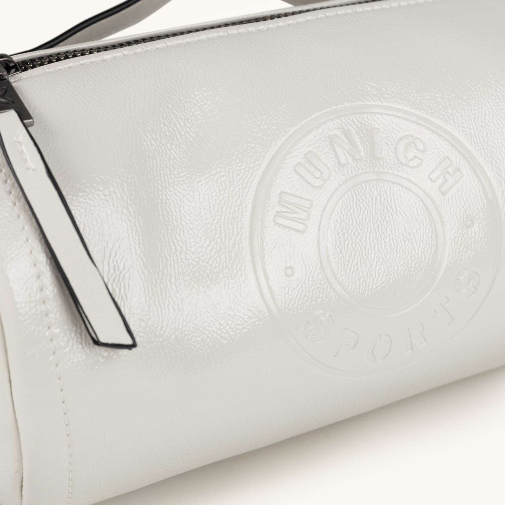 MH FW25 CROSSBODY BARREL C/WHITE - BLANCO