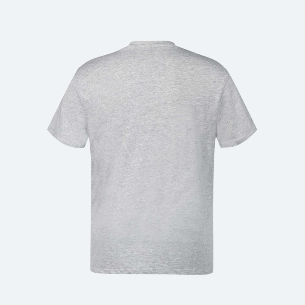 Camiseta MUNICH basica de algodón gris - GRIS