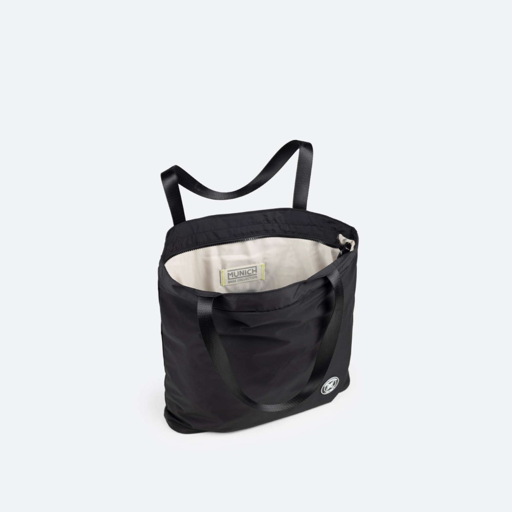 SHALLOW TOTE BACKPACK C/BLACK - NEGRO