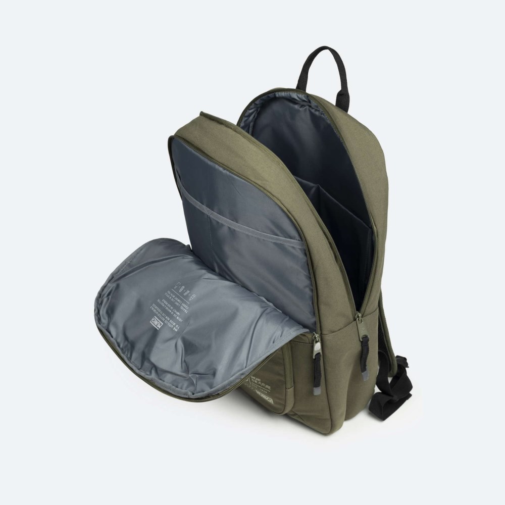 TECA RECYCLED BACKPACK DOUBLE C/KHAKI - CAQUI