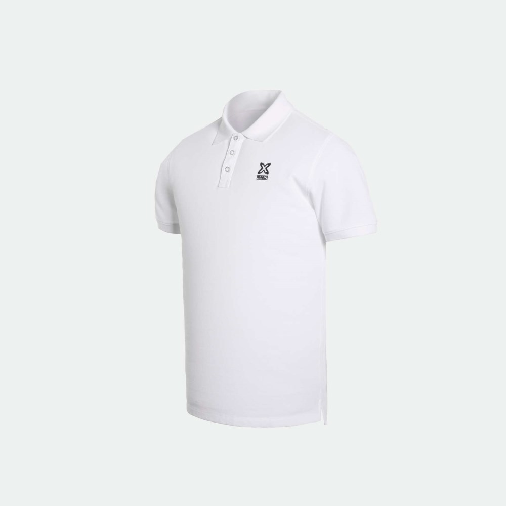 Polo MUNICH de algodón blanco - BLANCO