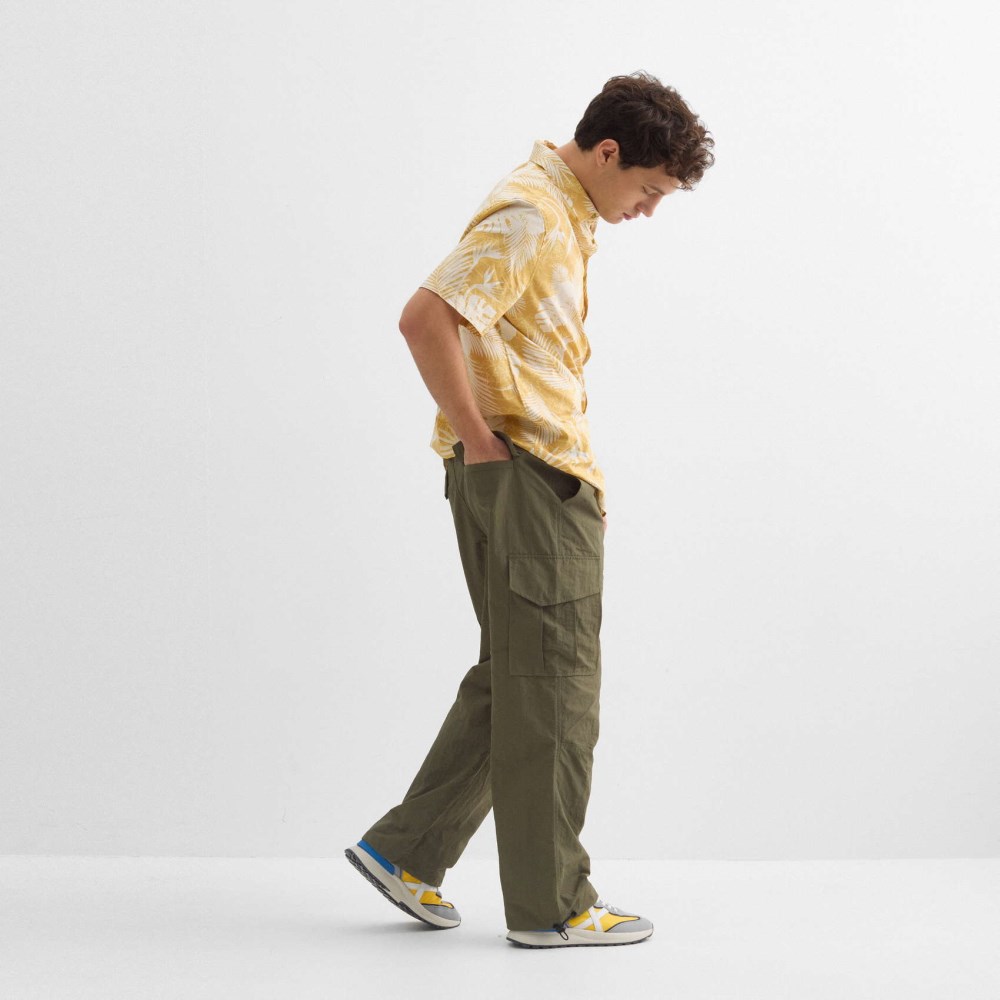 Pantalón MUNICH cargo gang streetwear de nylon caqui - CAQUI