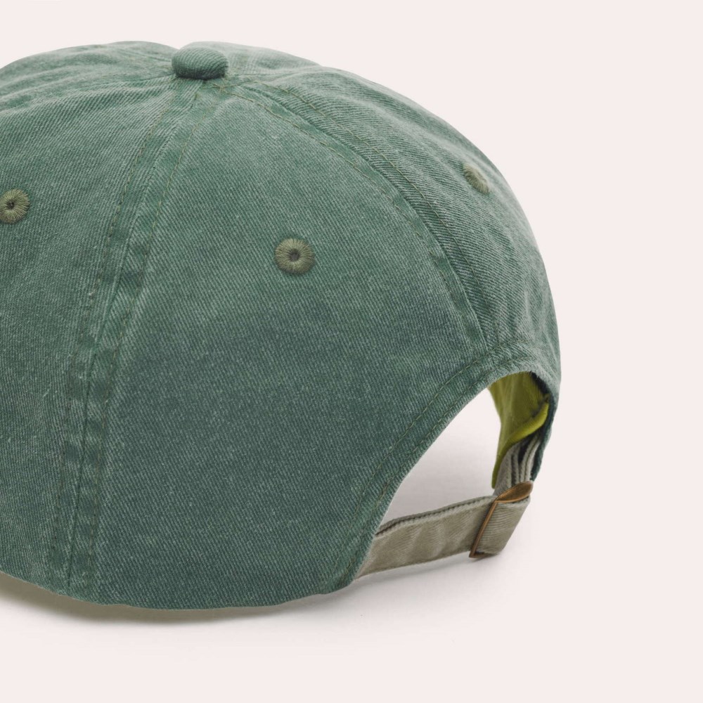 Gorra MUNICH athletics lifestyle de algodón caqui - VERDE