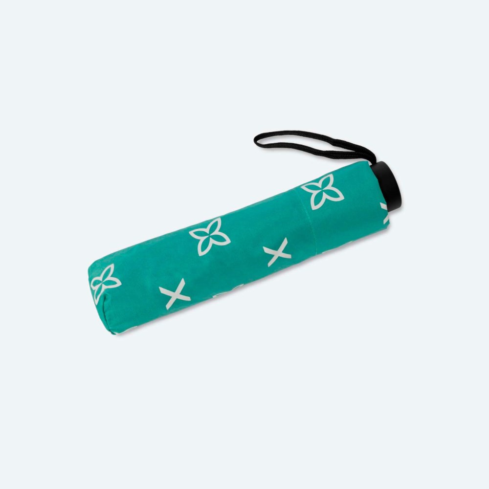 Paraguas MUNICH plegable x-rain turquesa - 
