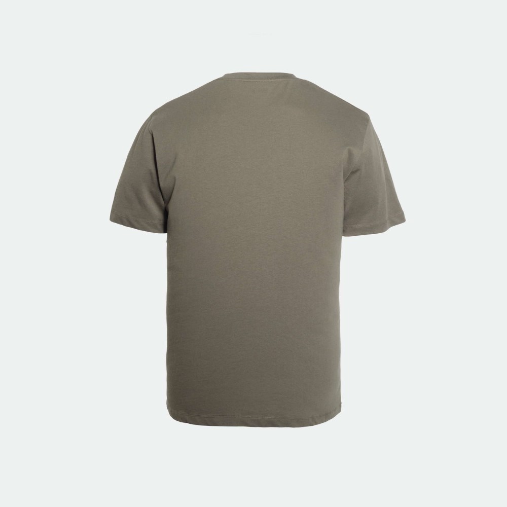 Camiseta MUNICH de algodón khaki - CAQUI