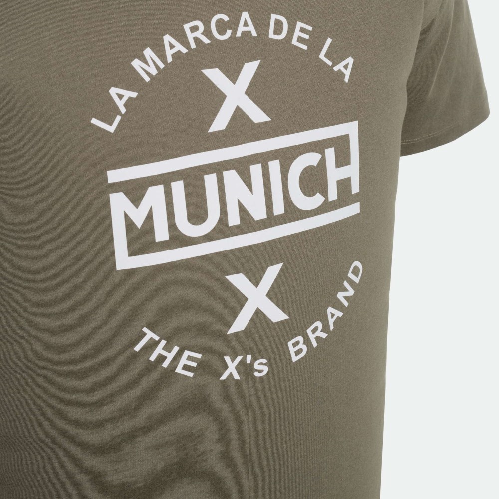 Camiseta MUNICH de algodón khaki - CAQUI