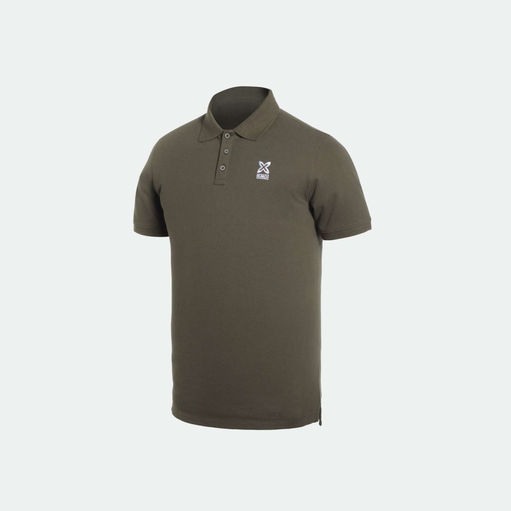 Polo MUNICH de algodón khaki - CAQUI