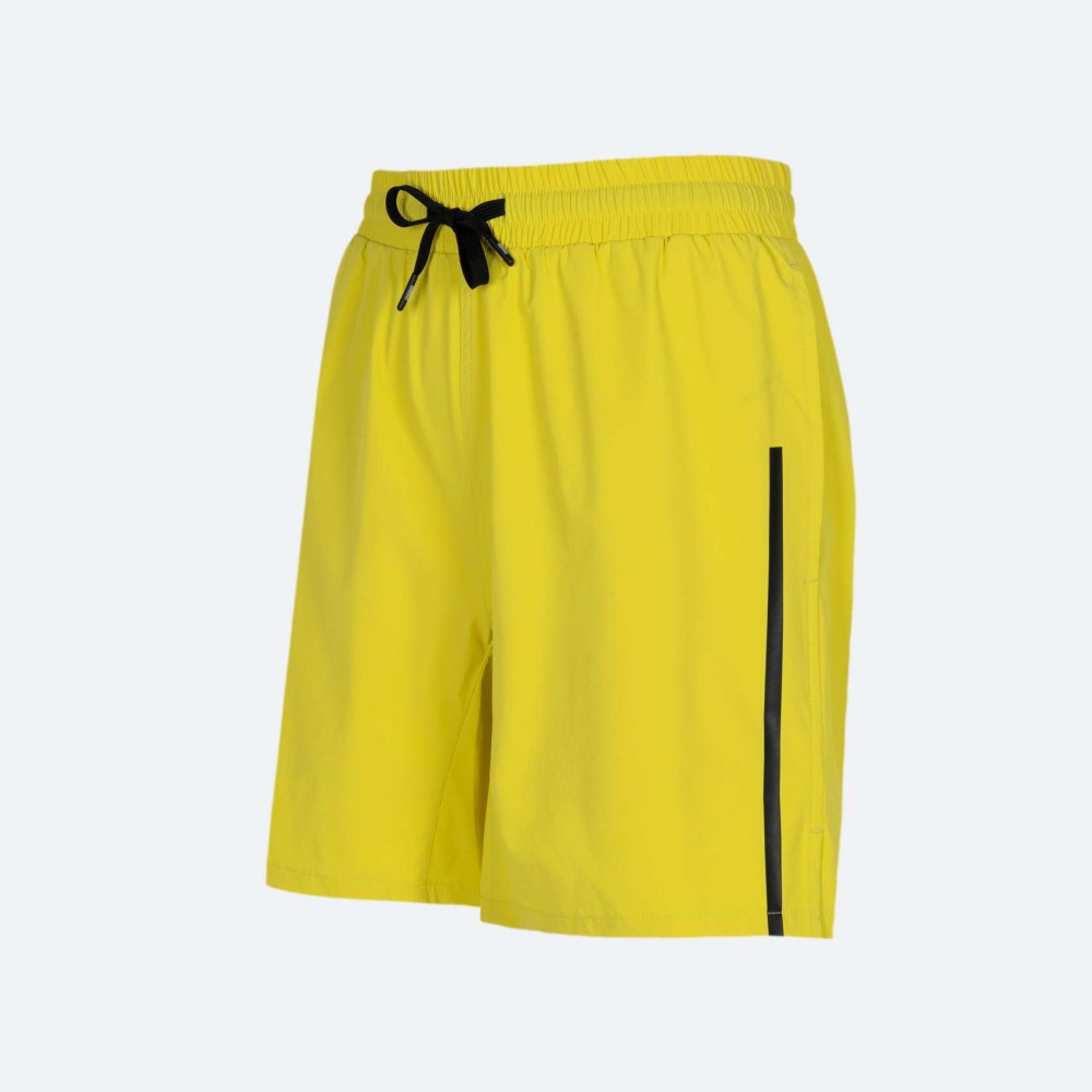 Pantalón corto MUNICH deporte Series de poliéster-elsatano lima - AMARILLO