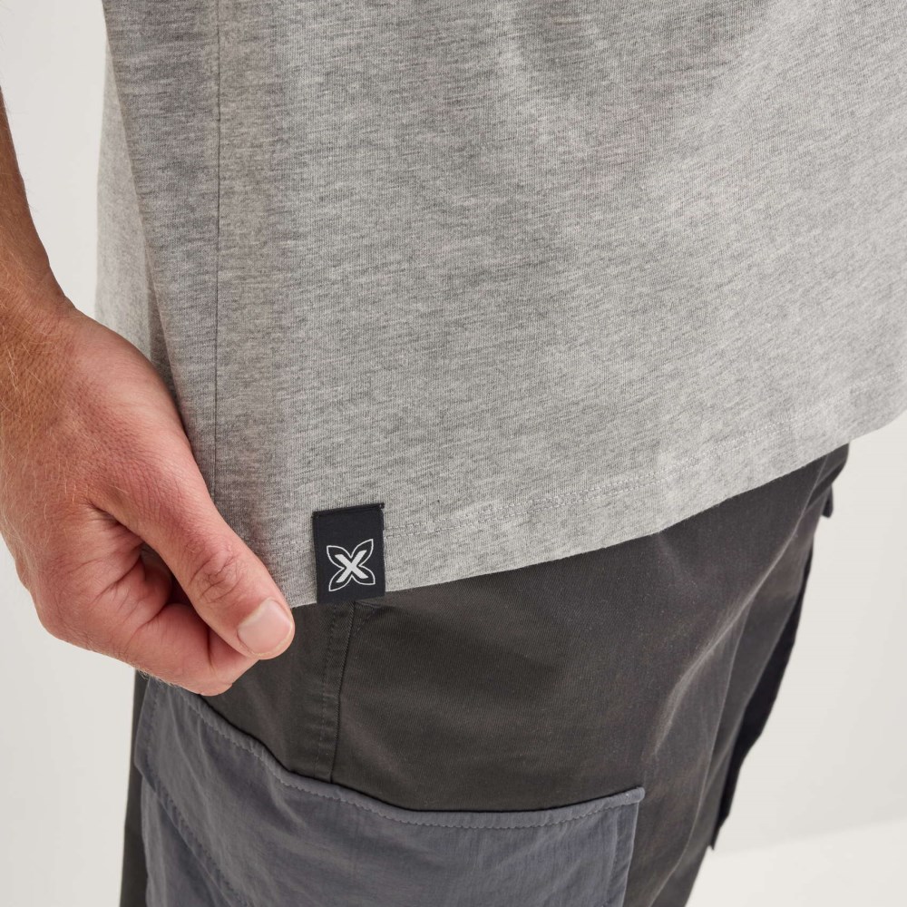 Camiseta MUNICH Goal lifestyle hombre de algodón-viscosa gris - GRIS