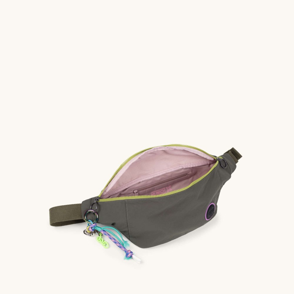 DEEP RECYCLED FW25 FANNYPACK XL C/KHAKI - VERDE