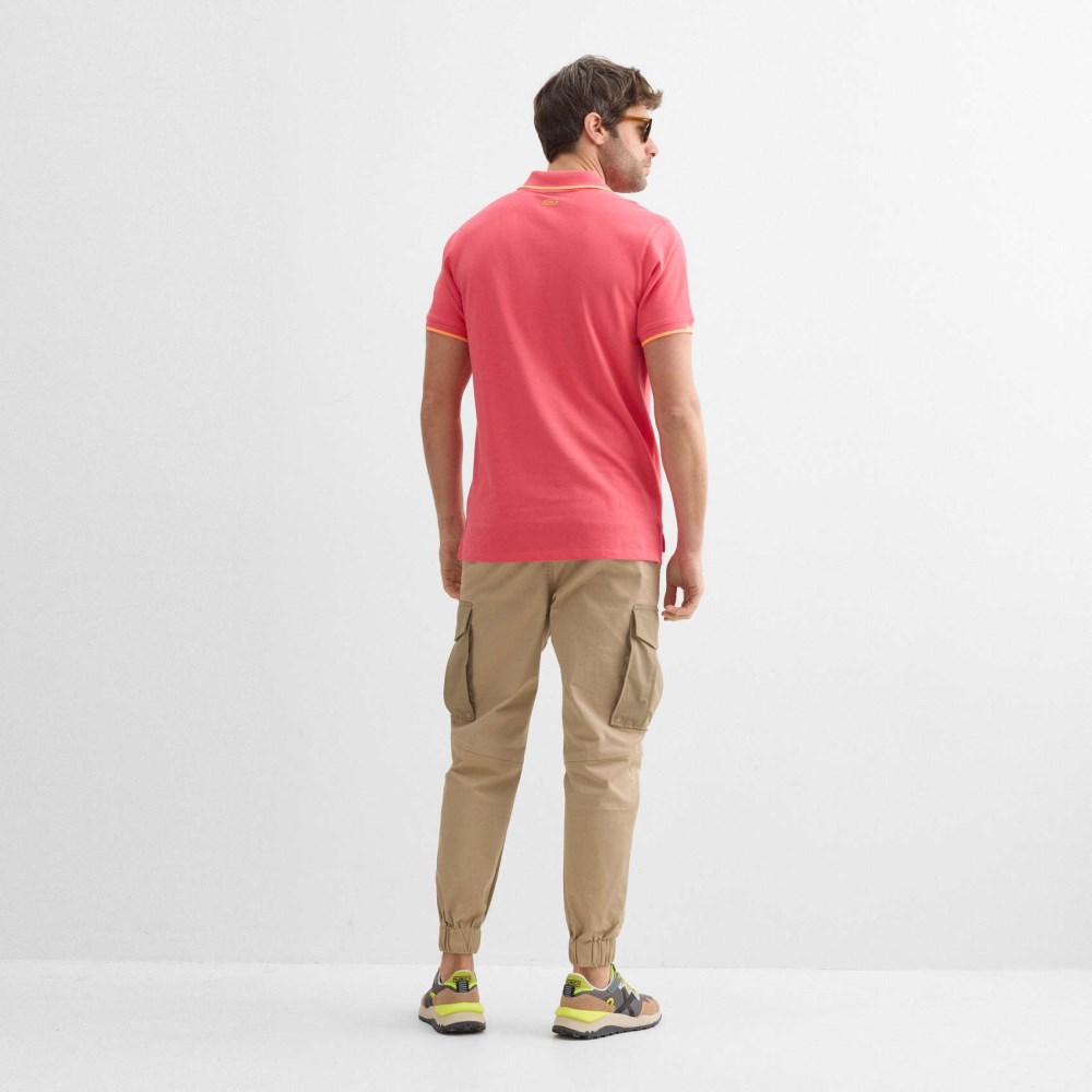 Polo MUNICH slam lifestyle de algodón rosa - ROSA