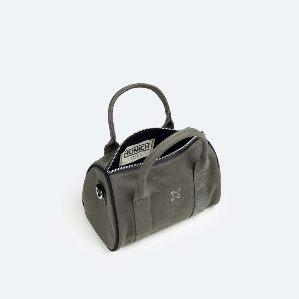 CALA CROSSBODY BARREL C/KHAKI + FUCSIA - CAQUI