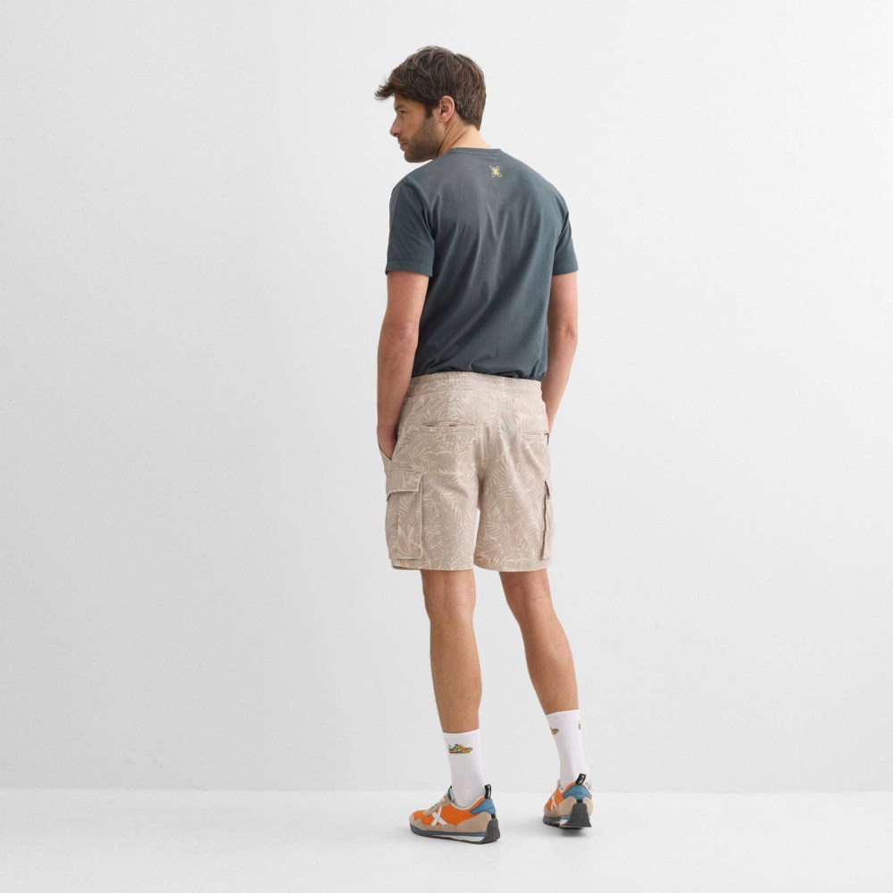 Bermuda MUNICH Tropic lifestyle de algodón-elastano camel - CAMEL