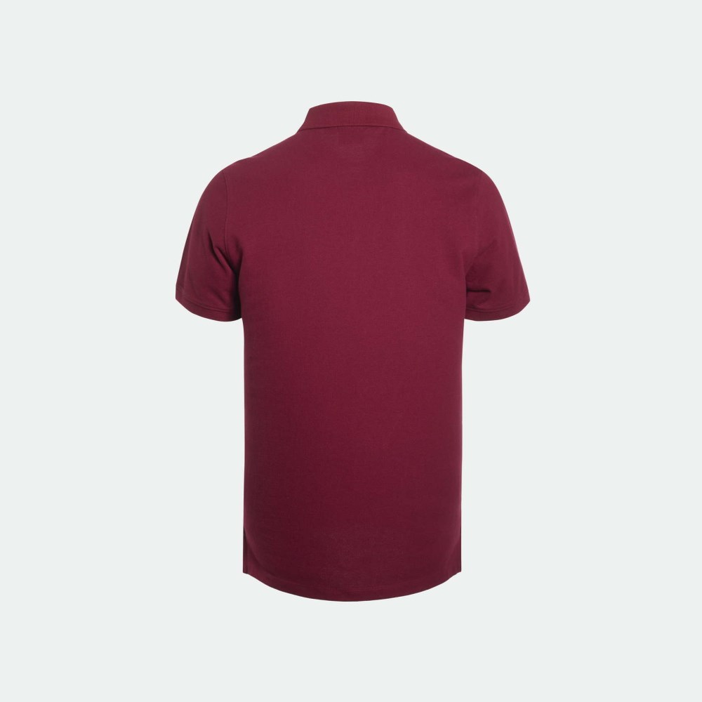 Polo MUNICH hombre de algodón burdeos - BURDEOS