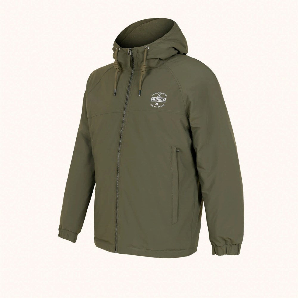 Chaqueta MUNICH lift casual de polyester khaki - 
