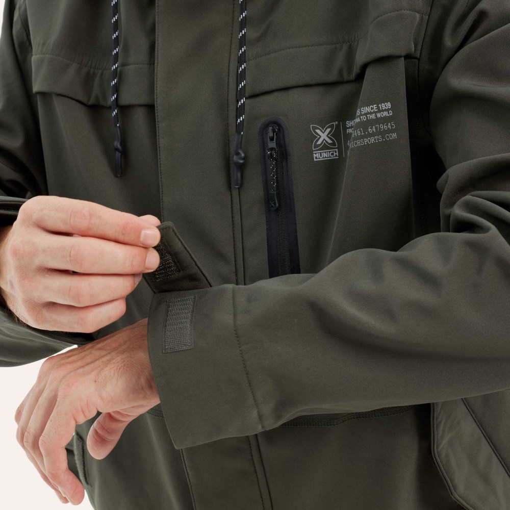 Parka MUNICH rain lifestyle de poliéster caqui - https:\/\/www.munichsports.com\/cdnassets\/etiquetas\/green.jpg