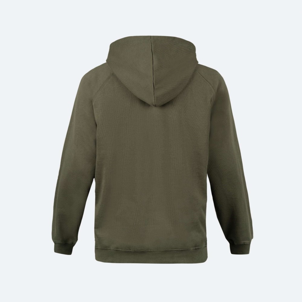 Sudadera con capucha MUNICH Legend de algodón caqui - CAQUI