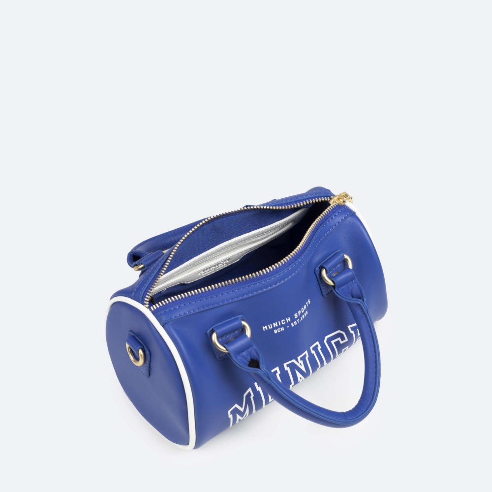 COURT CROSSBODY BARREL C/BLUE - AZUL