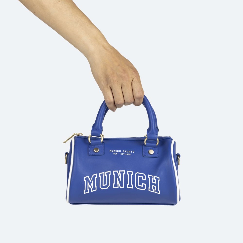 COURT CROSSBODY BARREL C/BLUE - AZUL