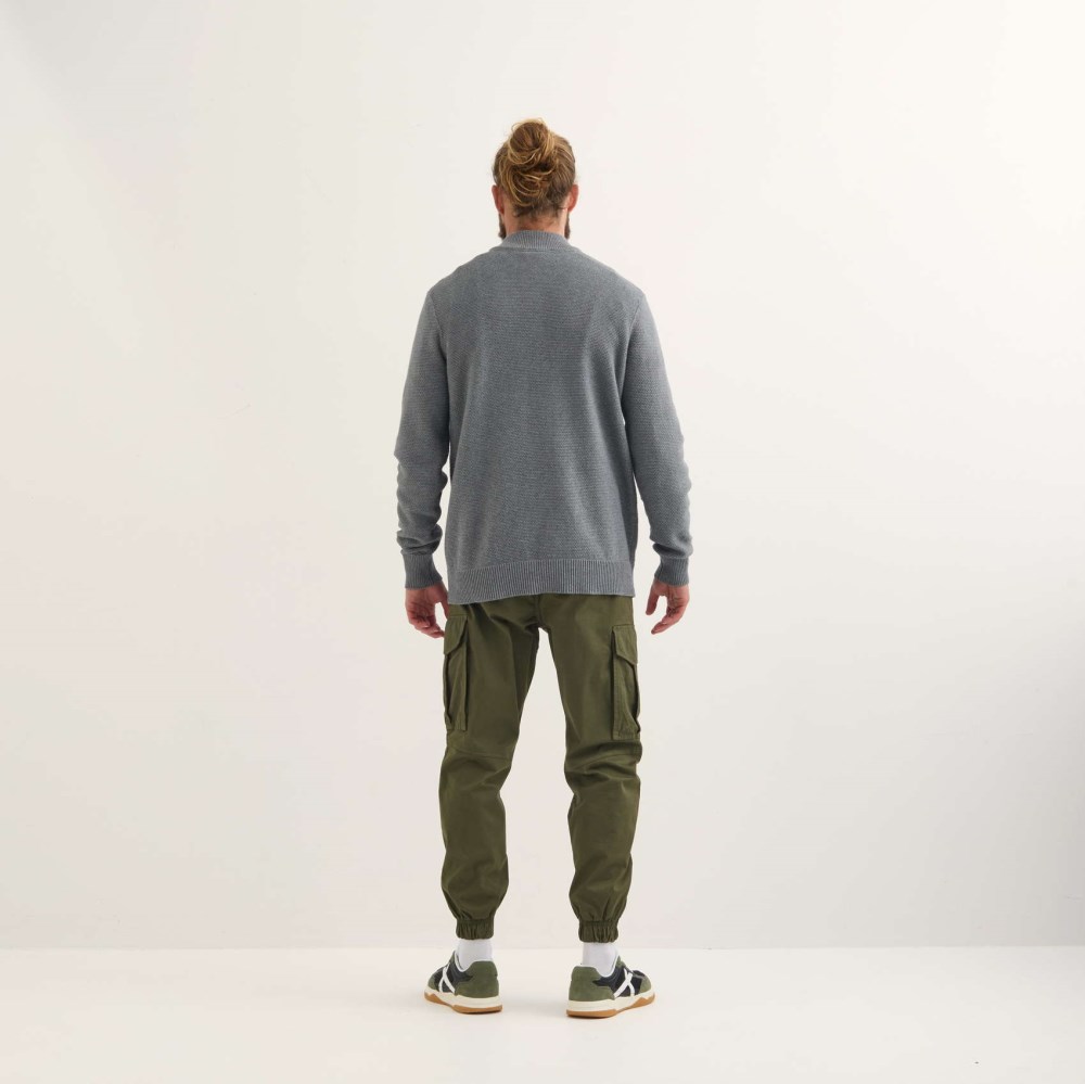 Jersey MUNICH Roma lifestyle hombre de algodón-poliéster gris - GRIS