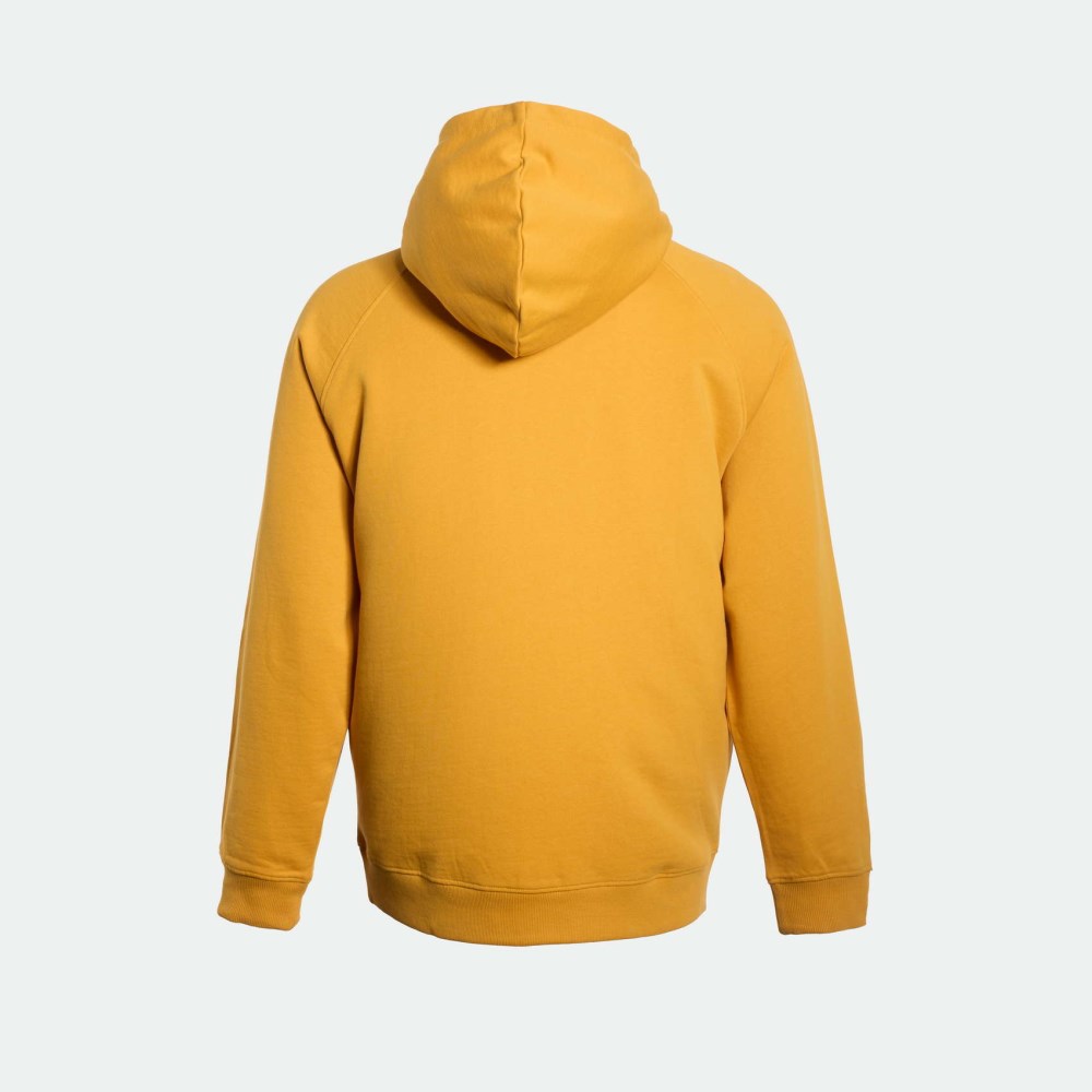 Sudadera MUNICH leyenda de algodón mostaza - AMARILLO