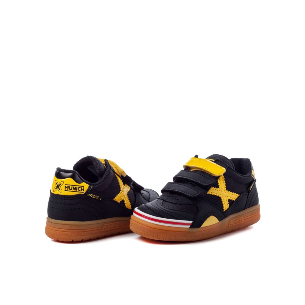 GRESCA KID VELCRO® 606 - NEGRO